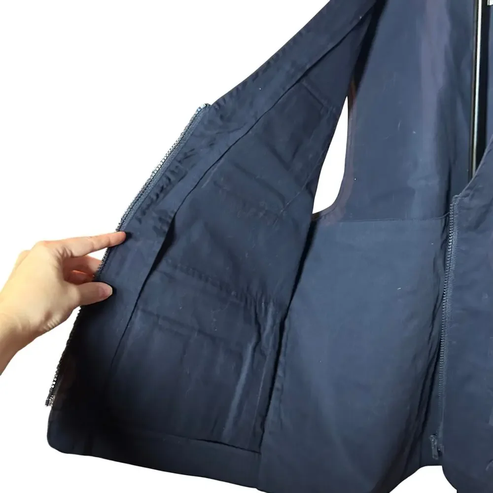 Vintage Gerzon Navy Technical Multi-Pocket Utility Gorpcore Vest